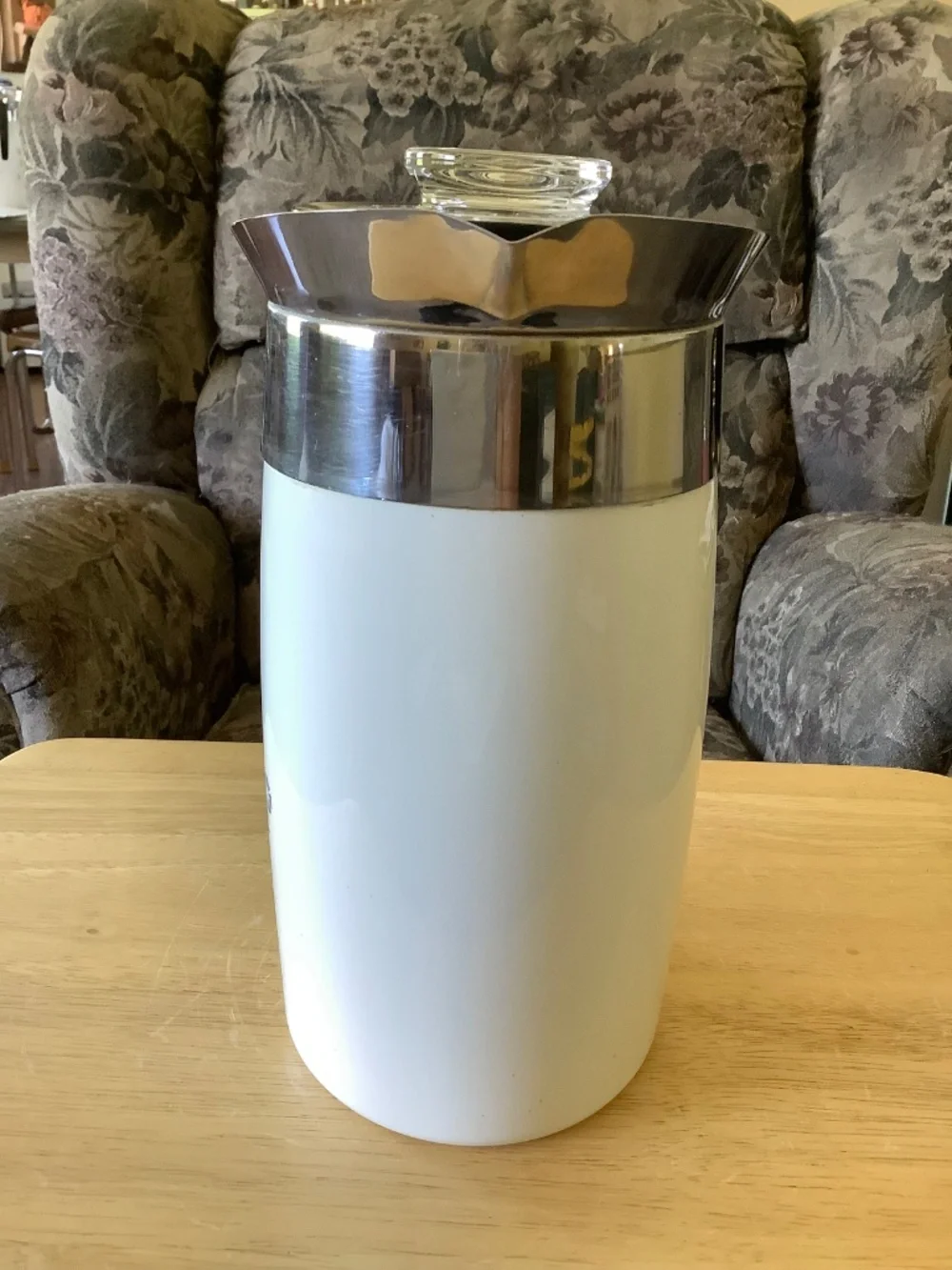 Corning Ware Blue Cornflower 10-Cup Decorative COFFEE POT Percolator NO CORD #1